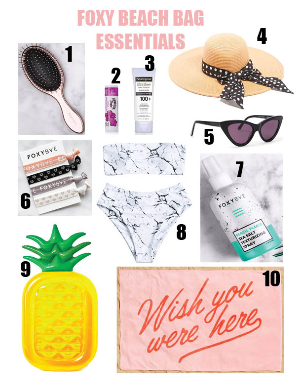 FOXY BEACH BAG ESSENTIALS featured image