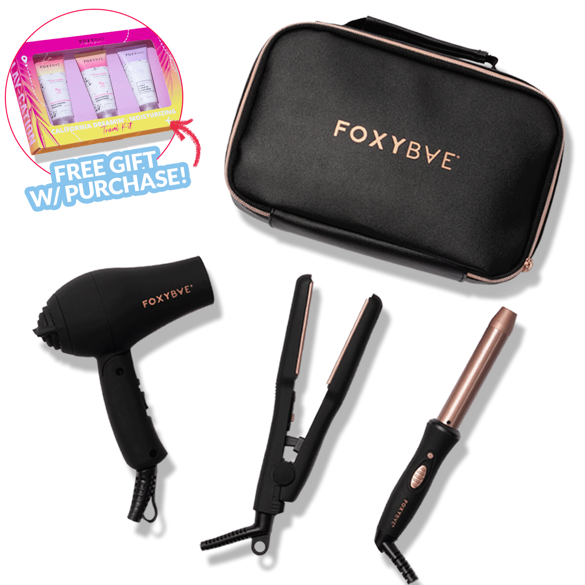 Memorial Day Sale FREE Travel Hair Care Set with Purchase of Any Mini