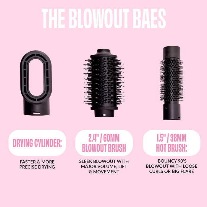 Rose Gold Blowout Bae 3-in-1 Dryer Brush