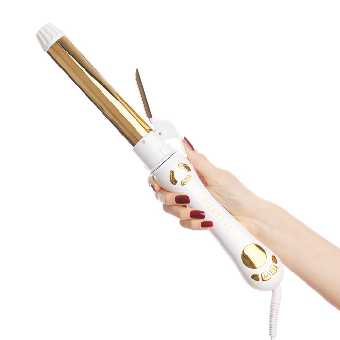 Pearl Gold Titanium Rotating Curler