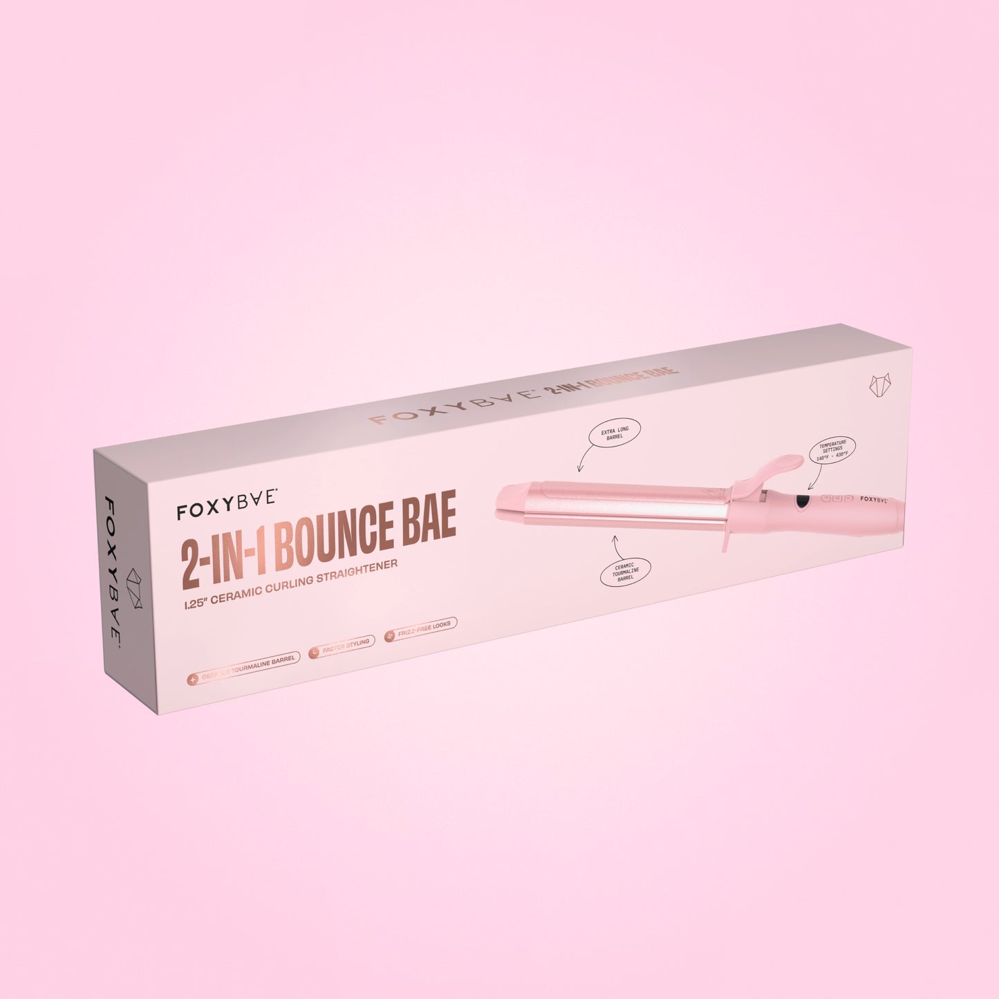 Bounce Bae 2-in-1 Curling Straightener