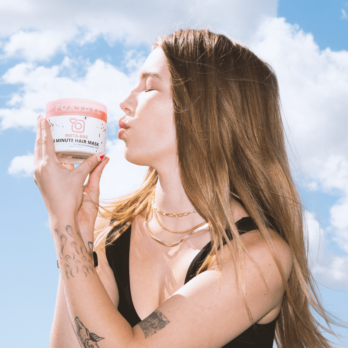 foxybae insta-bae 3 minute hair mask