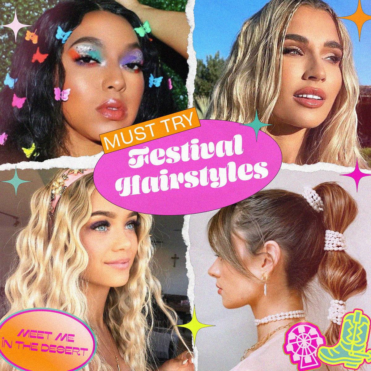 Fun & Flirty Festival Hairstyles featured image