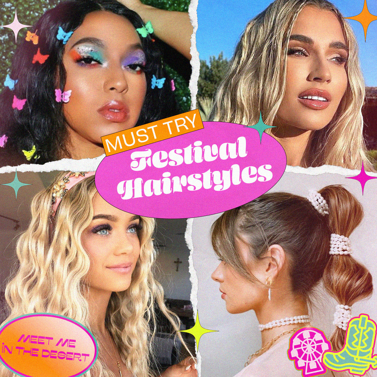Fun & Flirty Festival Hairstyles