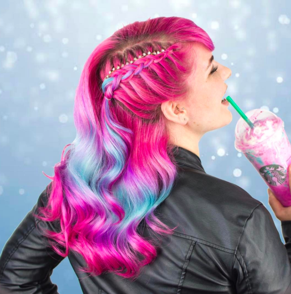 FROM FRAPPE TO FAB: UNICORN FRAPPUCCINO- INSPIRED HAIR COLORS image