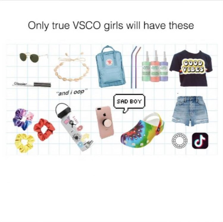VSCO GIRL HAIRSTYLES image