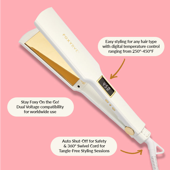 Pearl Gold Titanium 1.75” Flat Iron