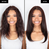 Blowout Dryer Brush Before and After Front
