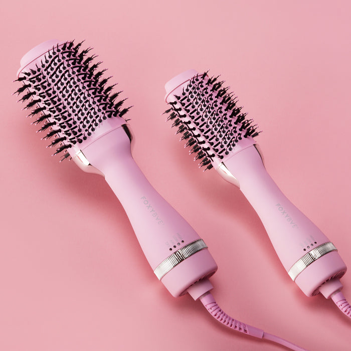 Party Pink Blowout Dryer Brush Editorial