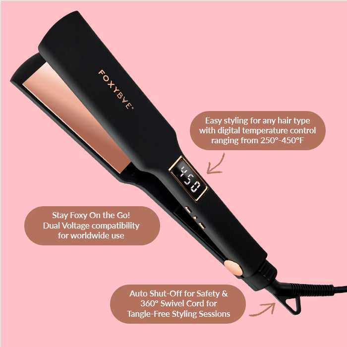 Rose Gold Titanium 1.75” Flat Iron