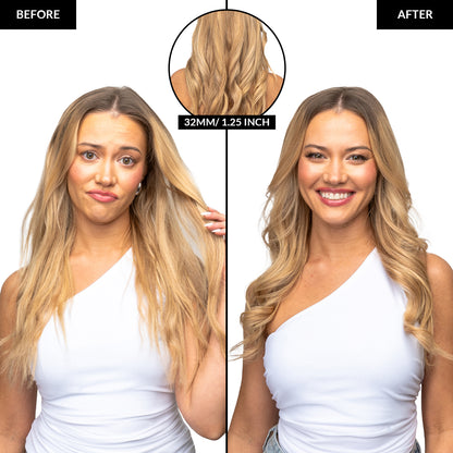 Rotating Curler Before and After 1.25 in