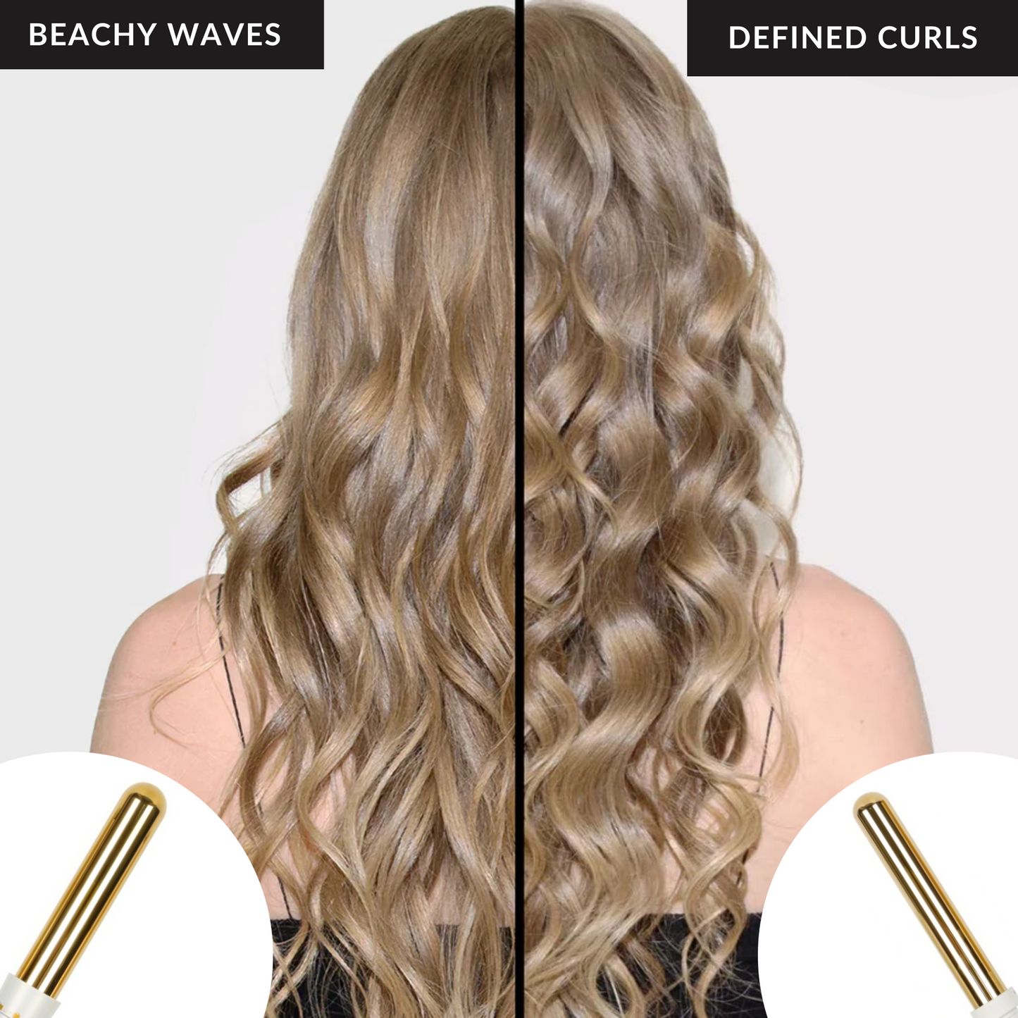 Beachy Waves and Defined Curls Back
