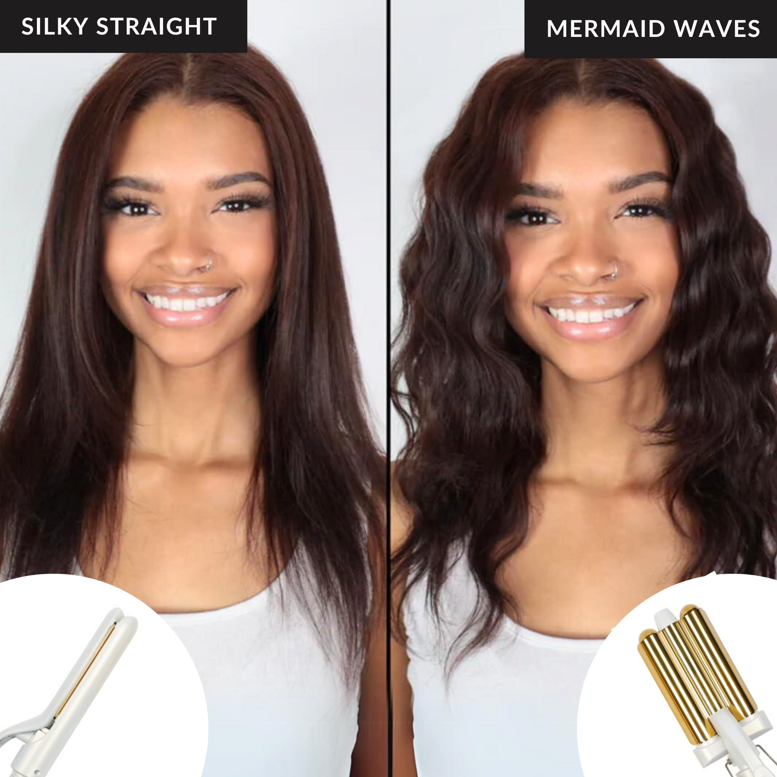 Titanium 5-in-1 Multi Styler Straight and Wavy Hair