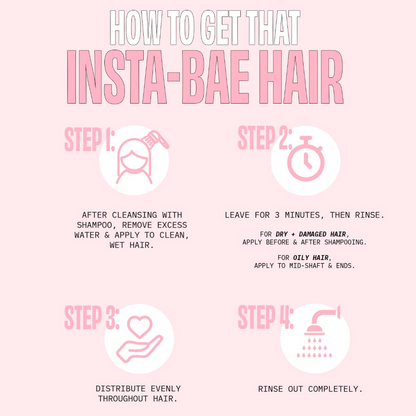 foxybae insta-bae 3 minute hair mask