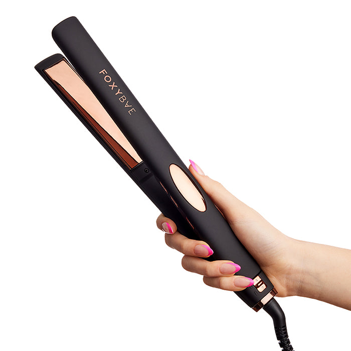 Rose Gold 1" Flat Iron Hand Model