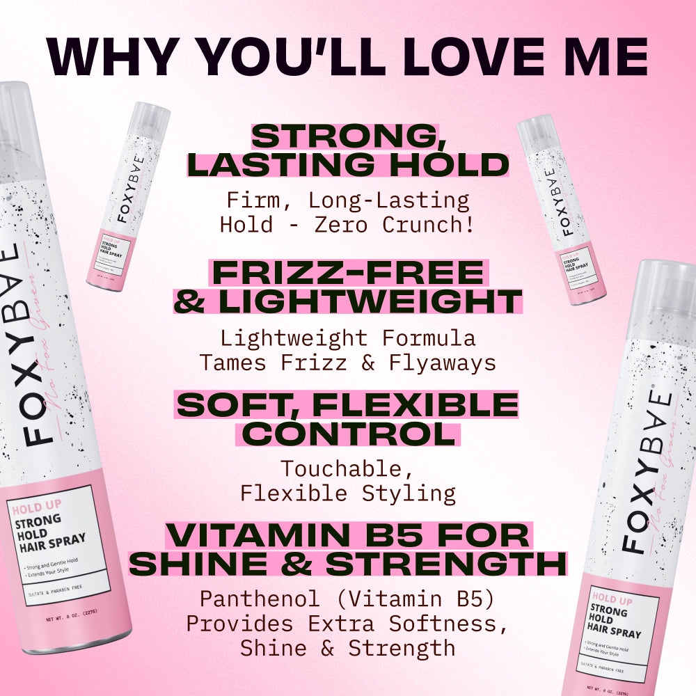 Hold Up Strong Hold Hairspray