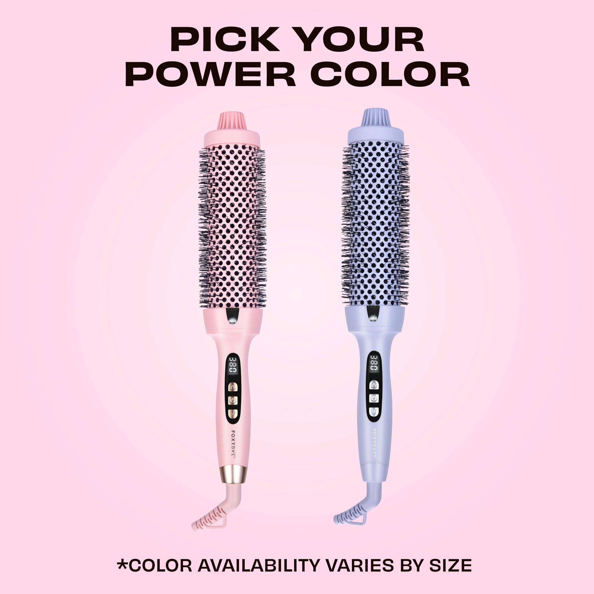 Hottie Hot XL Thermal Round Brush – 1.5” Long Barrel – FoxyBae