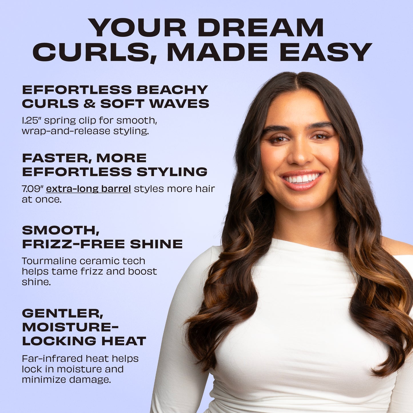 Bounce Bae Long-Barrel Spring Curler