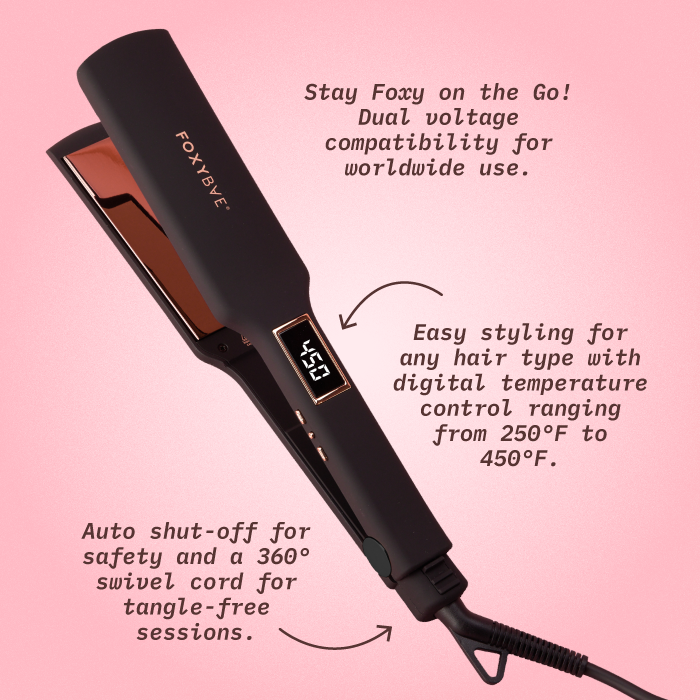 Rose Gold Titanium 1.75” Flat Iron