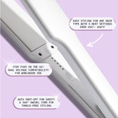 Winter White 1.75” Flat Iron