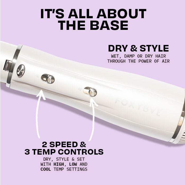 Winter White Blowout Bae Interchangeable Dryer Brush