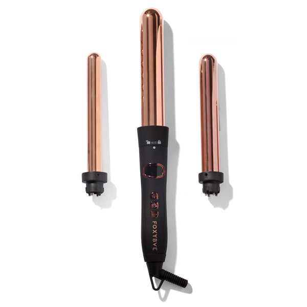 Rose Gold Titanium 3-IN-1 Curling Wand