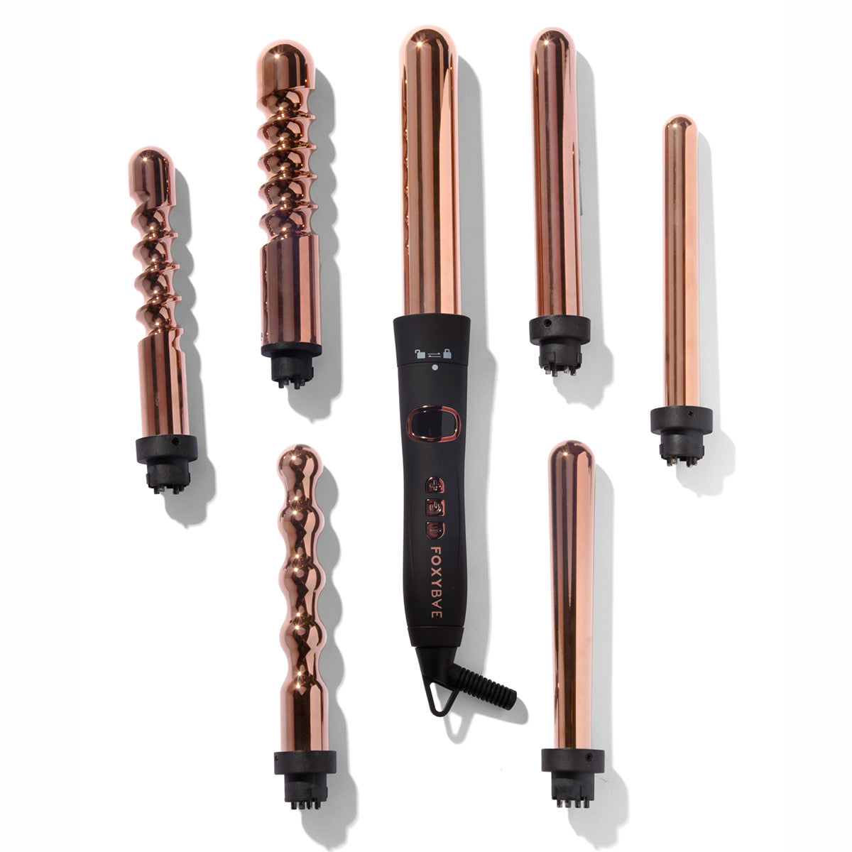 Rose Gold Titanium 7-IN-1 Curling Wand