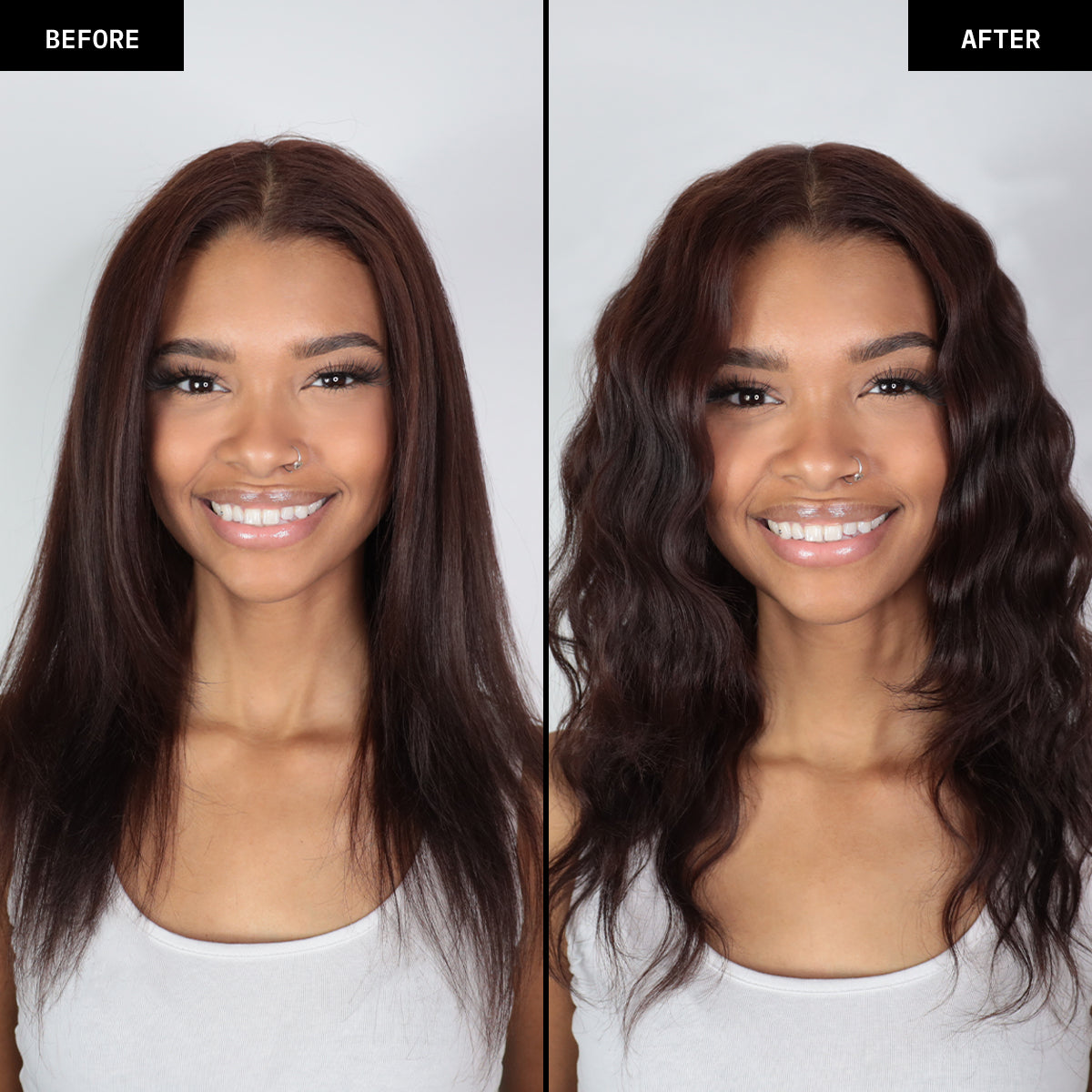 Rose Gold Titanium Triple Waver
