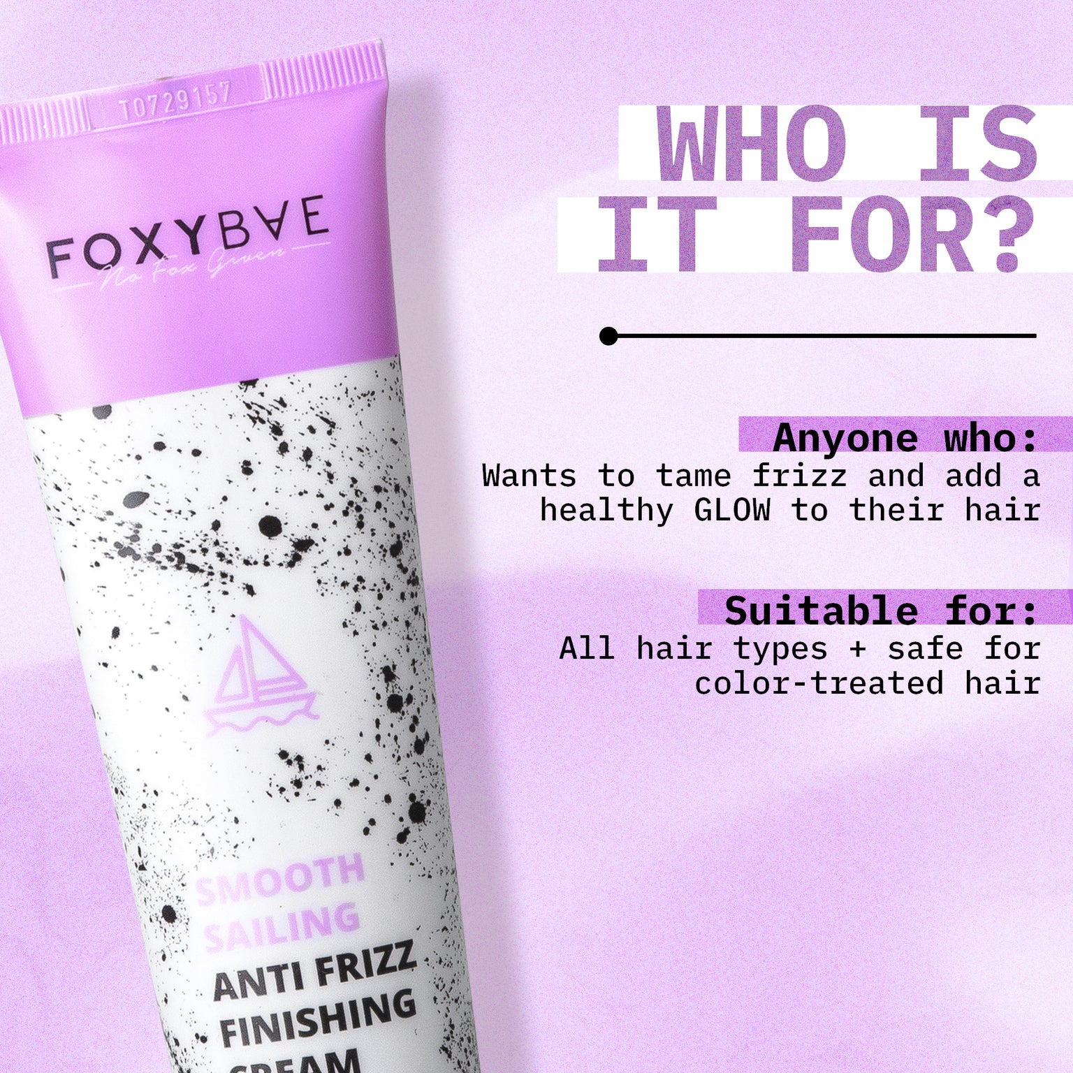 Anti Frizz Finishing Cream Who is it for?