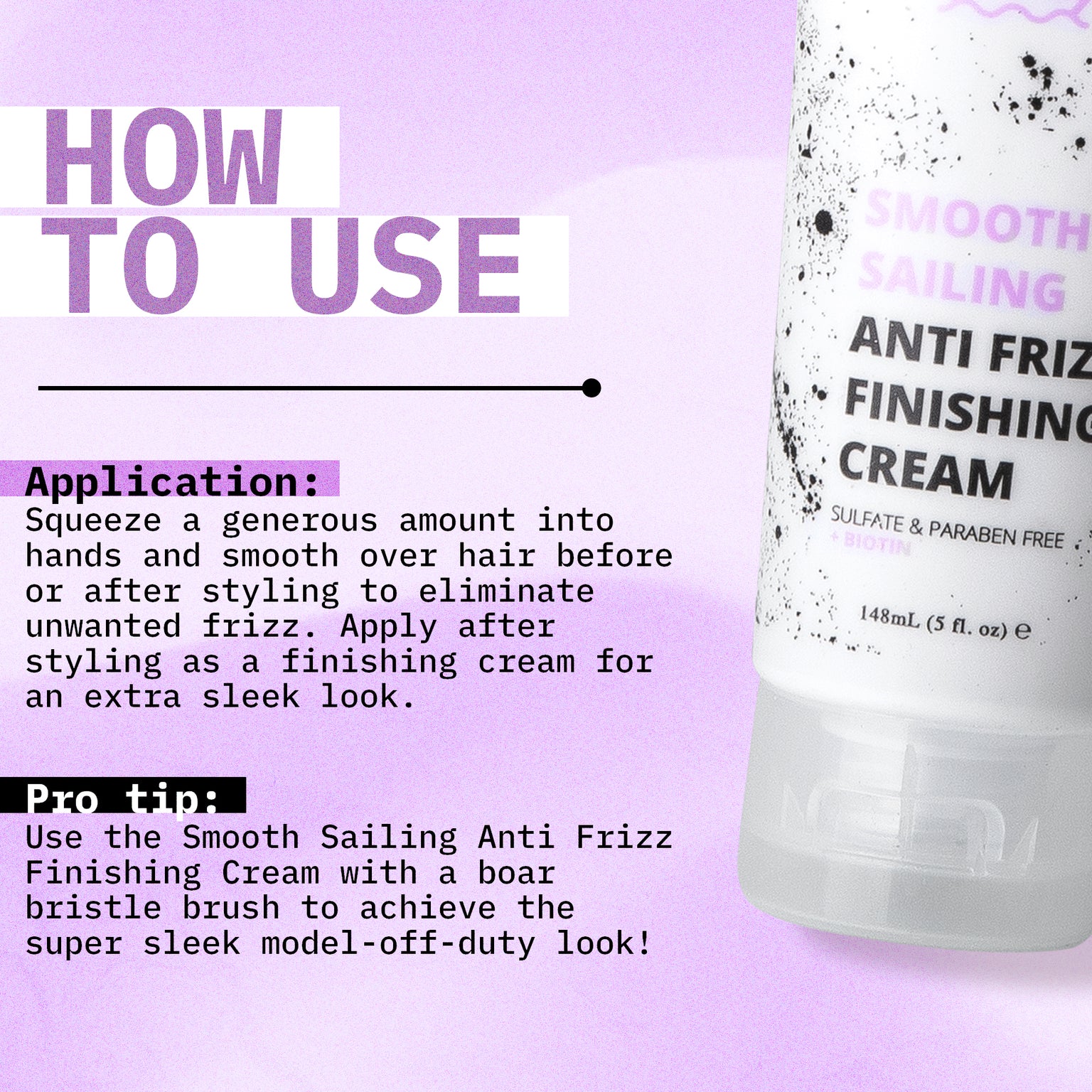 Anti Frizz Finishing Cream How to Use?