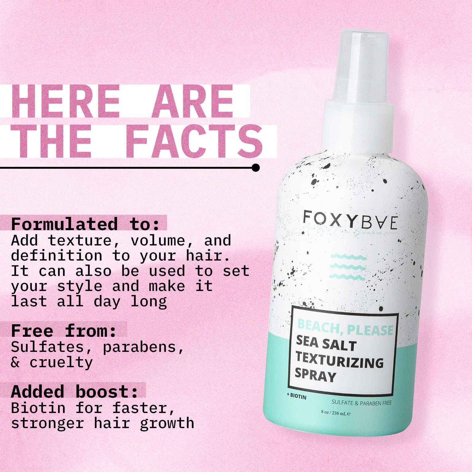 Texturizing Spray Facts