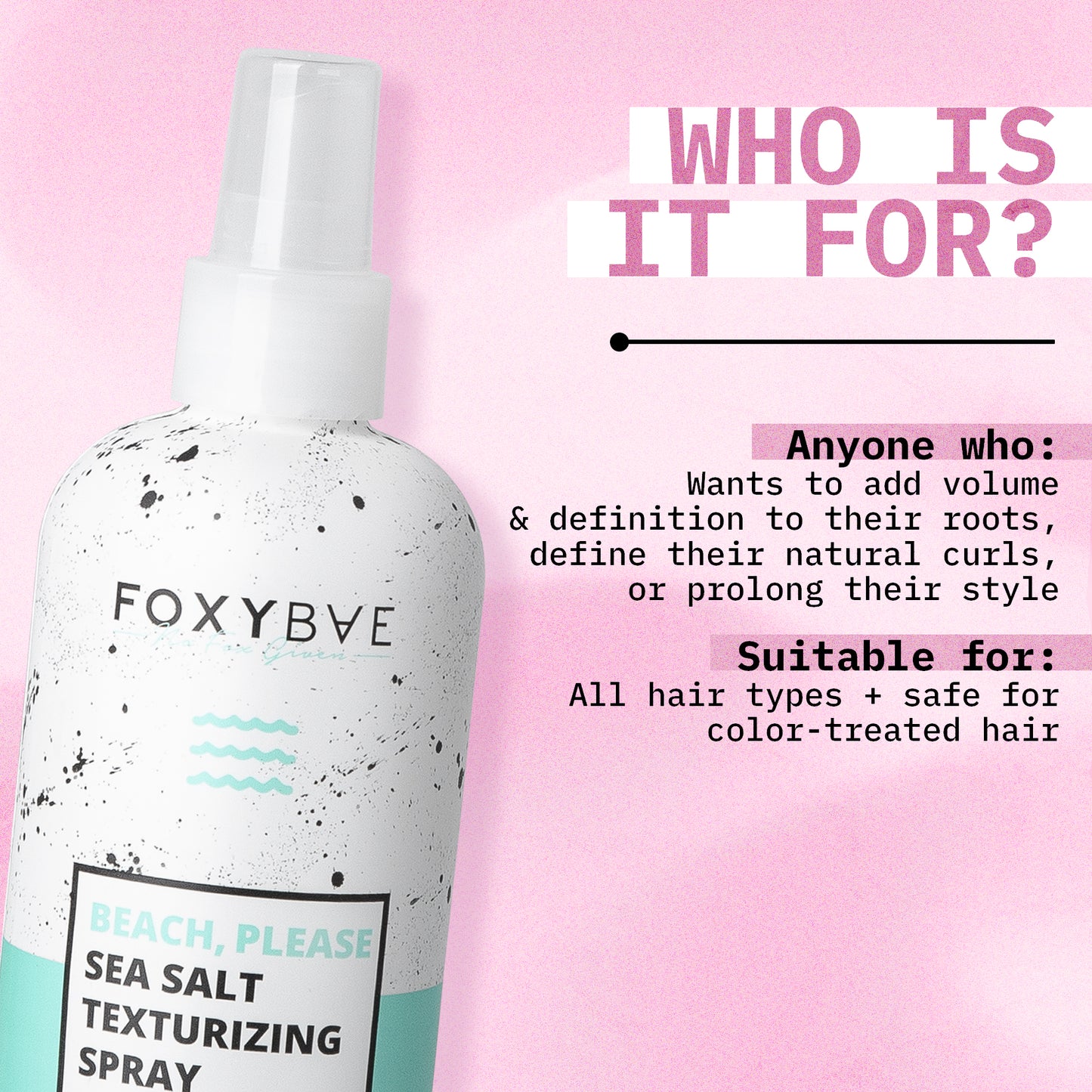 Sea Salt Texturizing Spray Who is it For