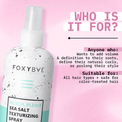 Sea Salt Texturizing Spray Who is it For