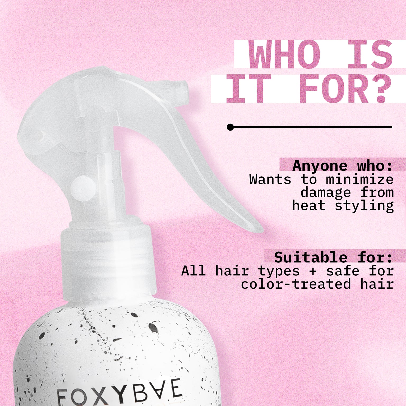 Cool AF Heat Protectant Spray with Biotin	 - FoxyBae