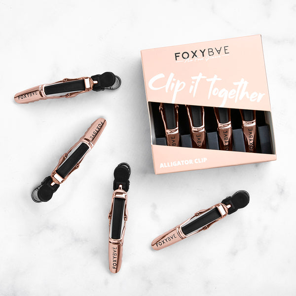 Clip It Together Rose Gold Alligator Clips