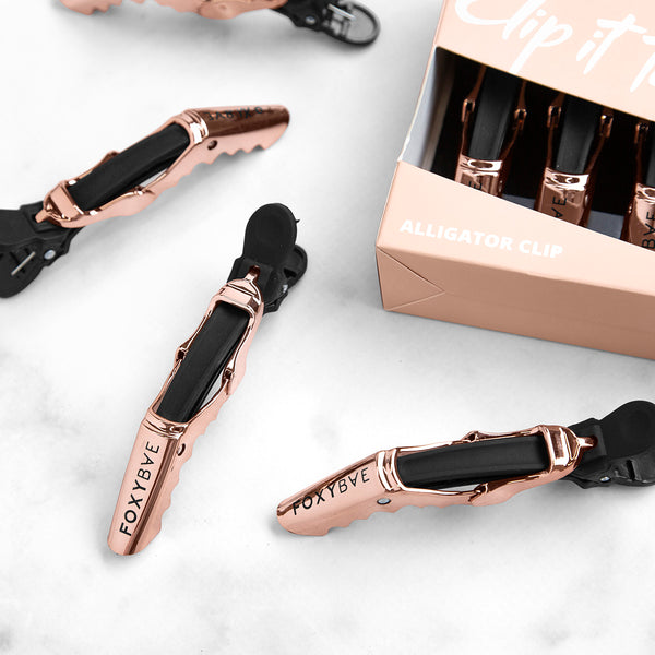 Clip It Together Rose Gold Alligator Clips