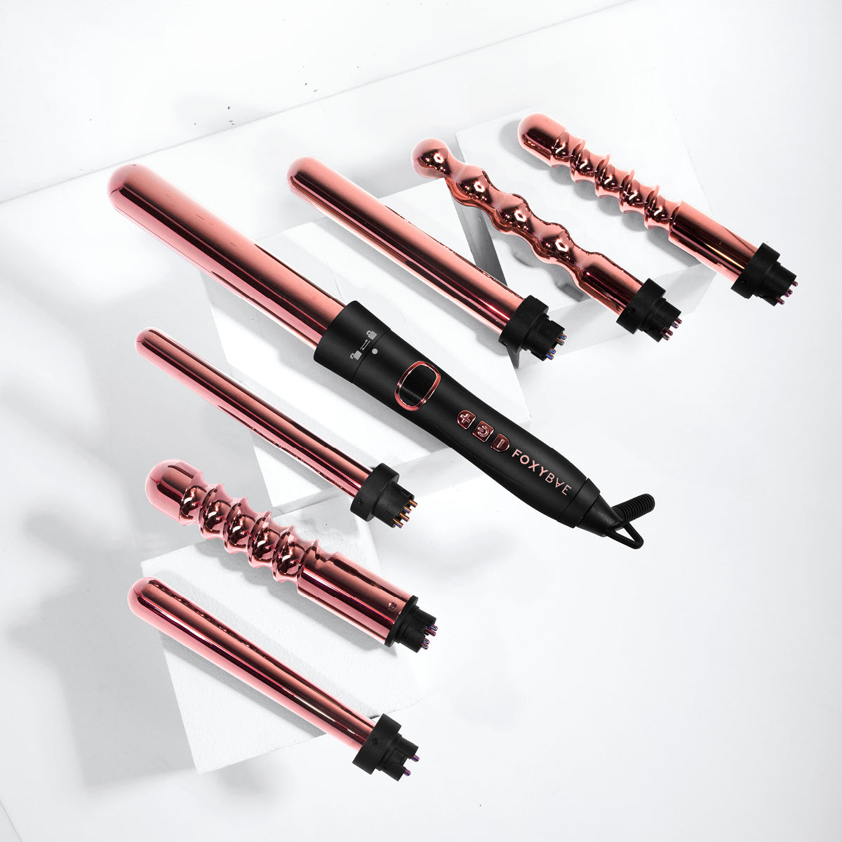 Rose Gold Titanium 7-IN-1 Curling Wand