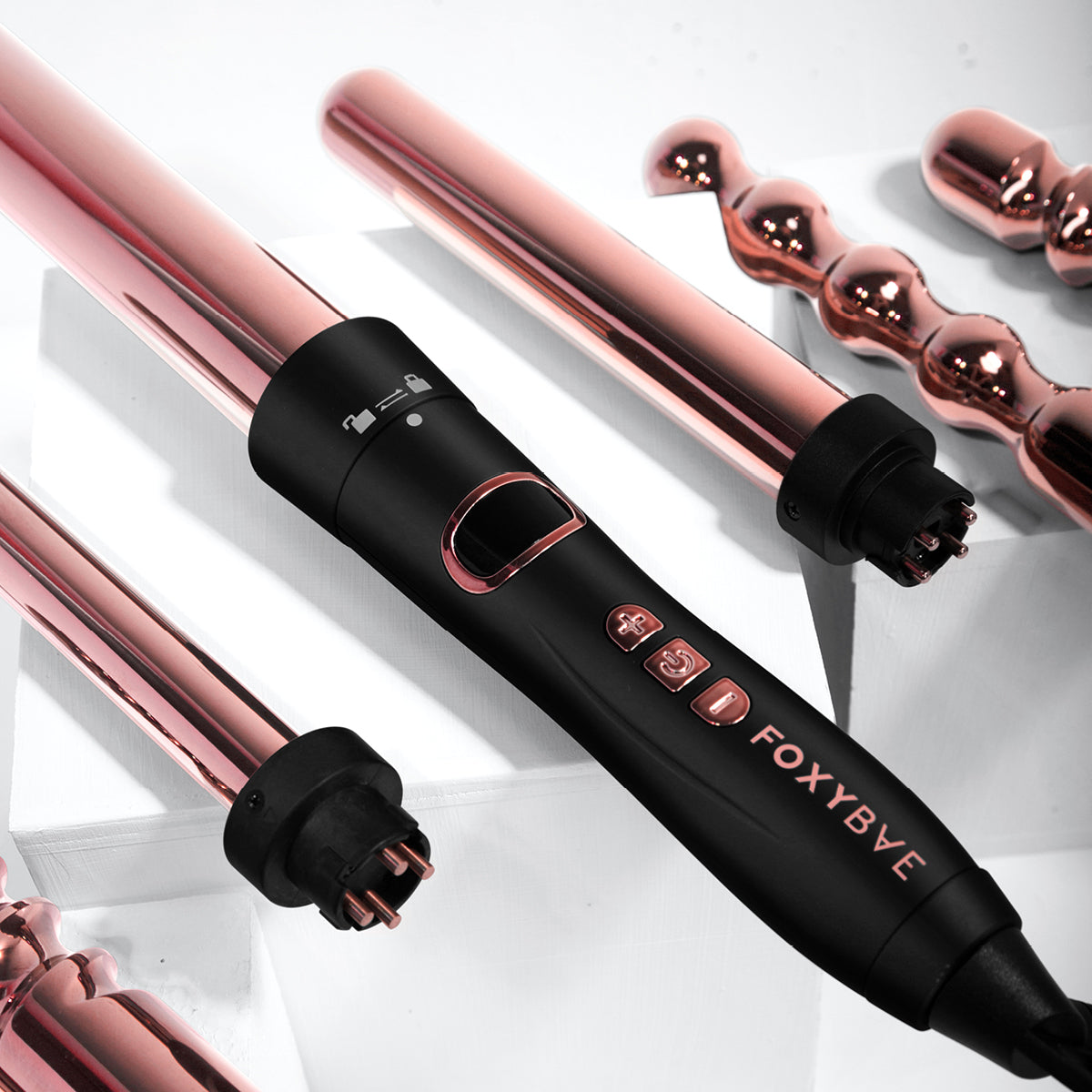 Rose Gold Titanium 7-IN-1 Curling Wand