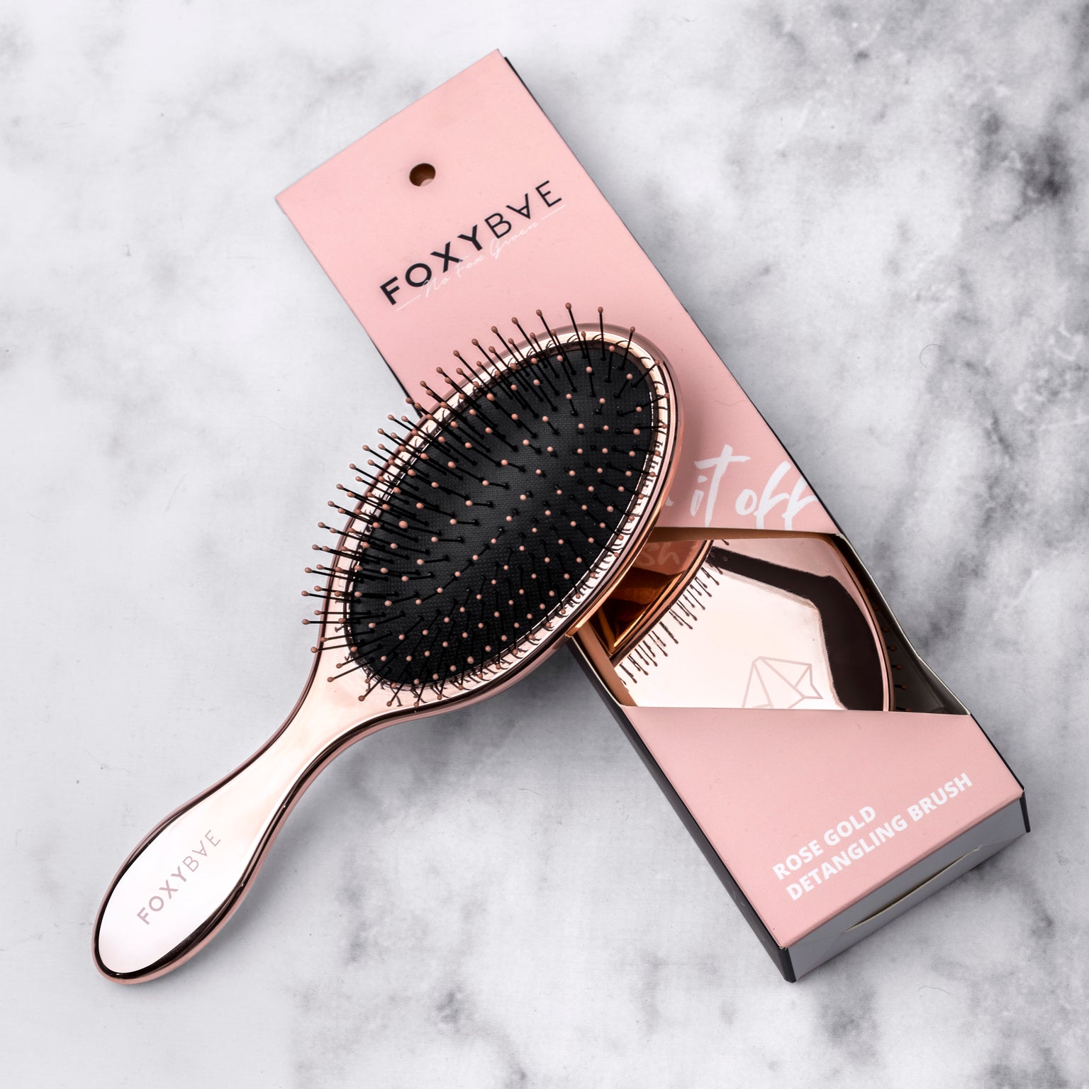 Rose Gold Detangling Brush