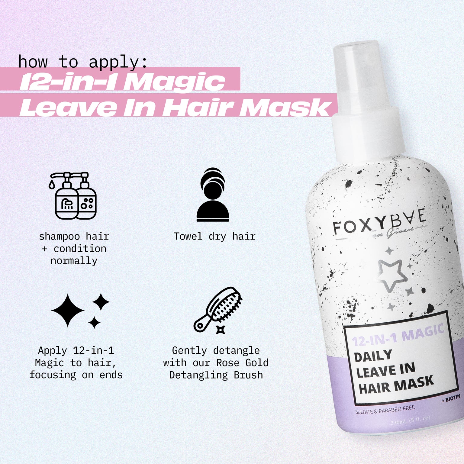 how to apply 12 in 1 hair mask