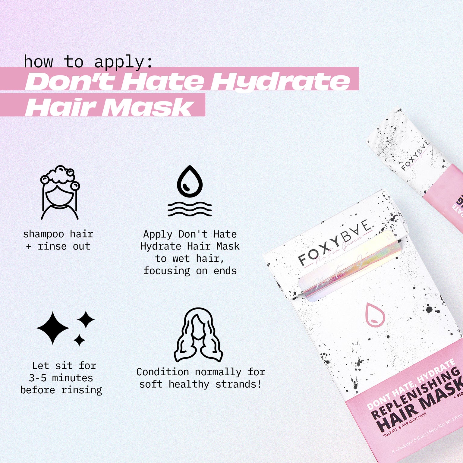 Don't Hate, Hydrate Hair Mask + Biotin